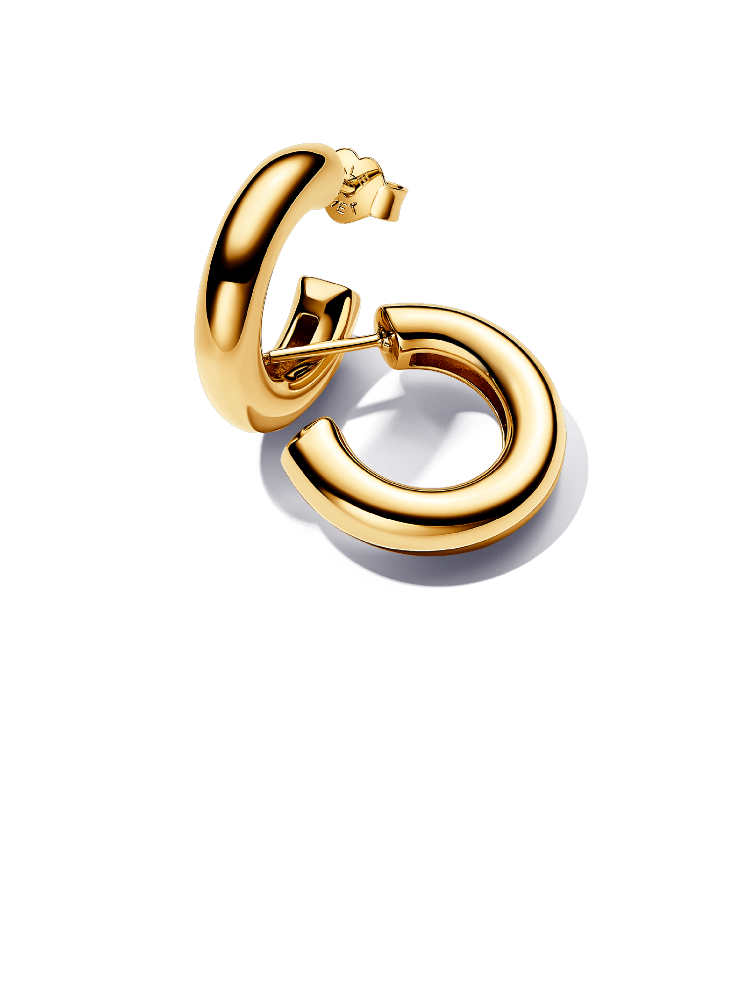 Round Open Hoop Earrings