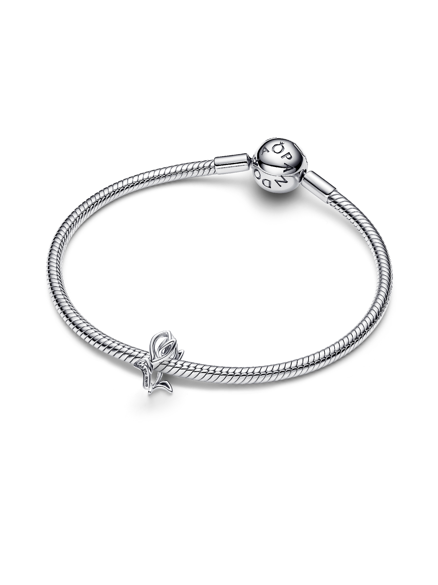 Tulip Openwork Charm | Pendant | Sterling silver | Pandora US