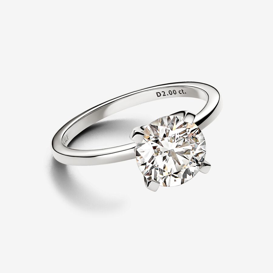 Expensive Pandora Rings Pandora Era 14k White Gold Lab-grown Diamond Ring | White gold | Pandora US