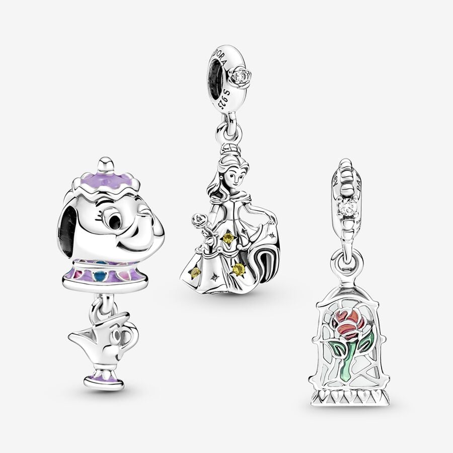 Disney Princess Beauty and the Beast Enchanting Charm Trio image number 0