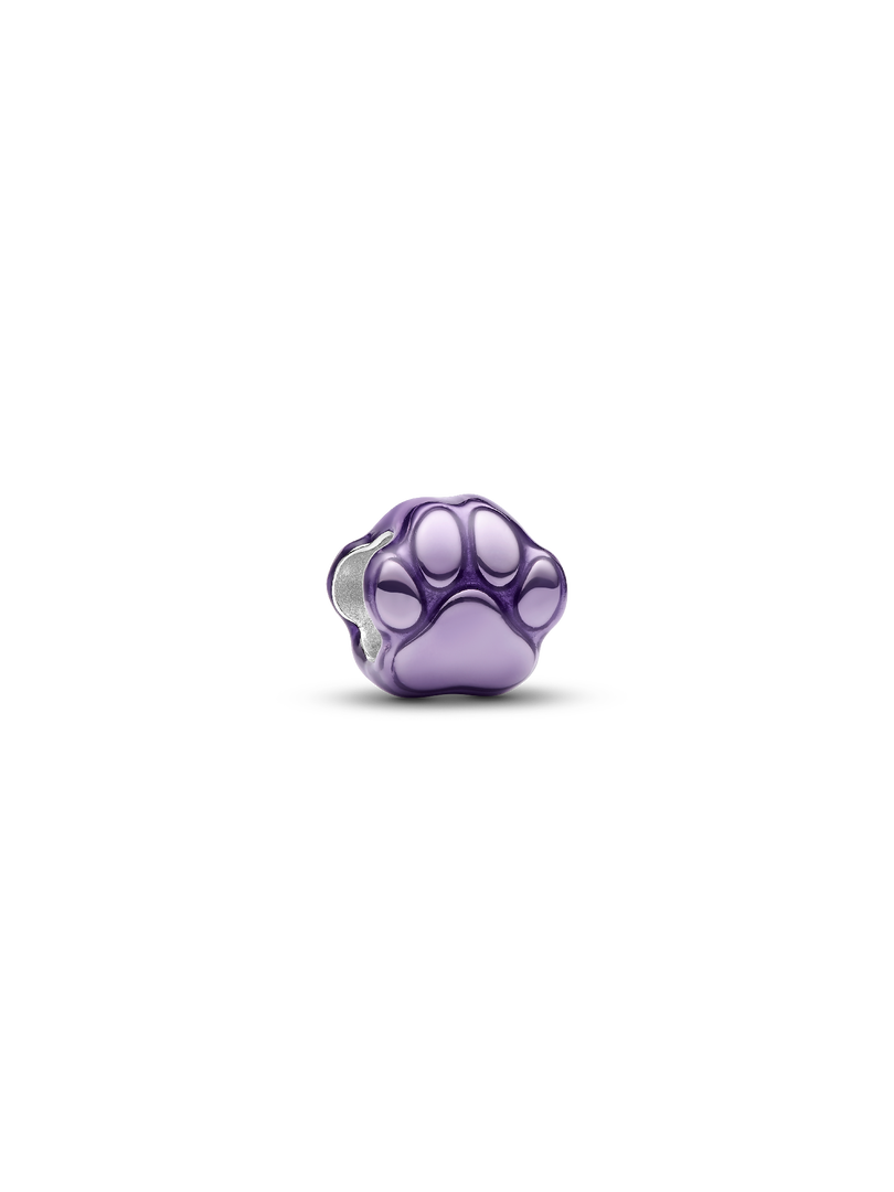 Purple Paw Mini Charm