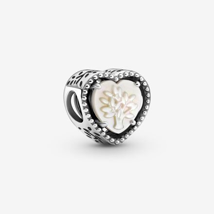 Paylor Heart Shape Silver Color Sisiter Family Mum Mom of my Heart Charms  DIY Beads Fit Original Pandora Charm Bracelet Jewelry