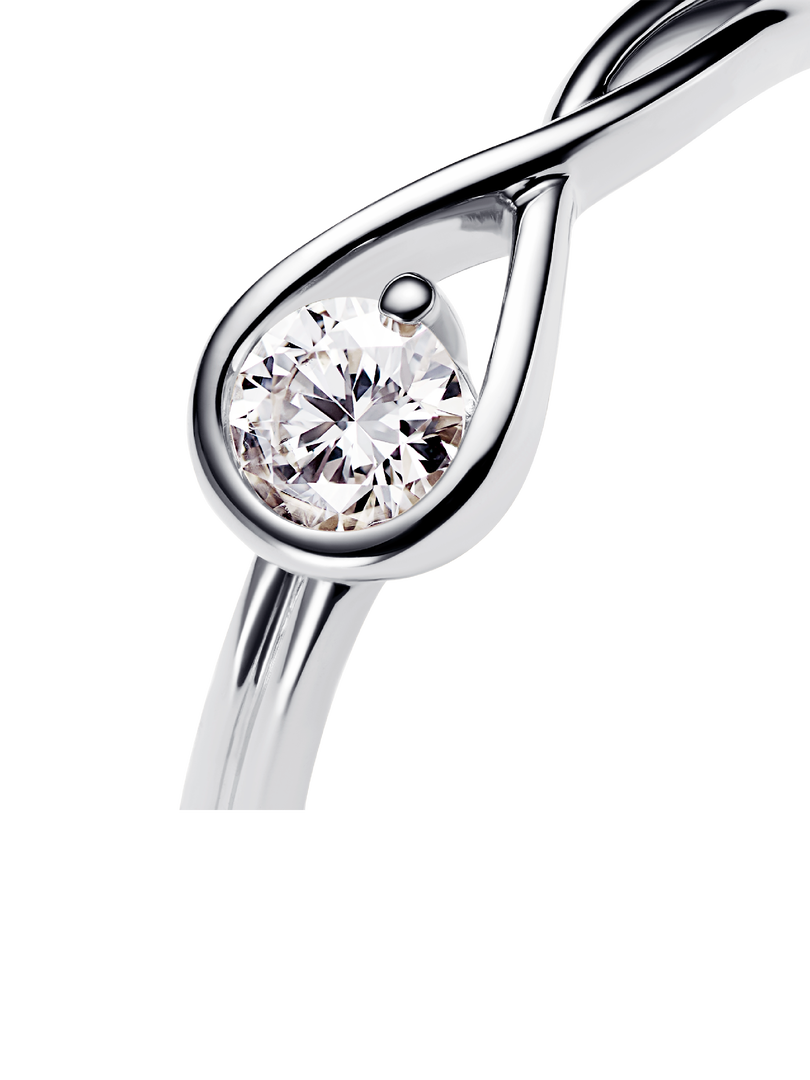 Pandora Infinite Sterling Silver Lab-grown Diamond Ring