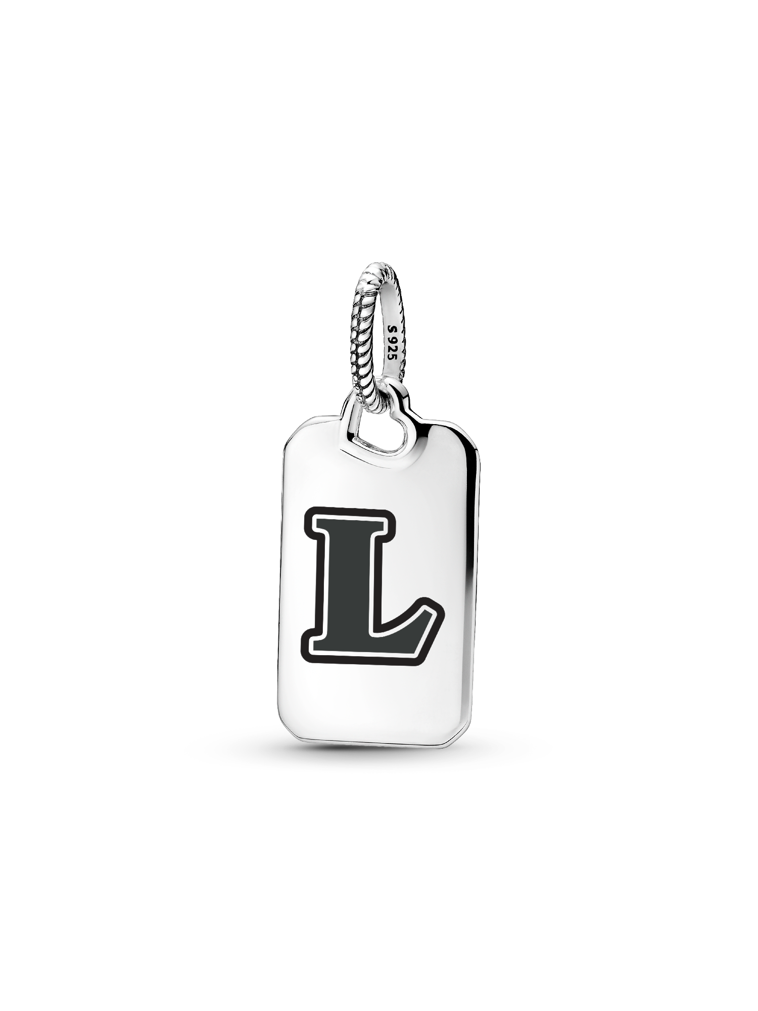 Letter L Rectangle Pendant