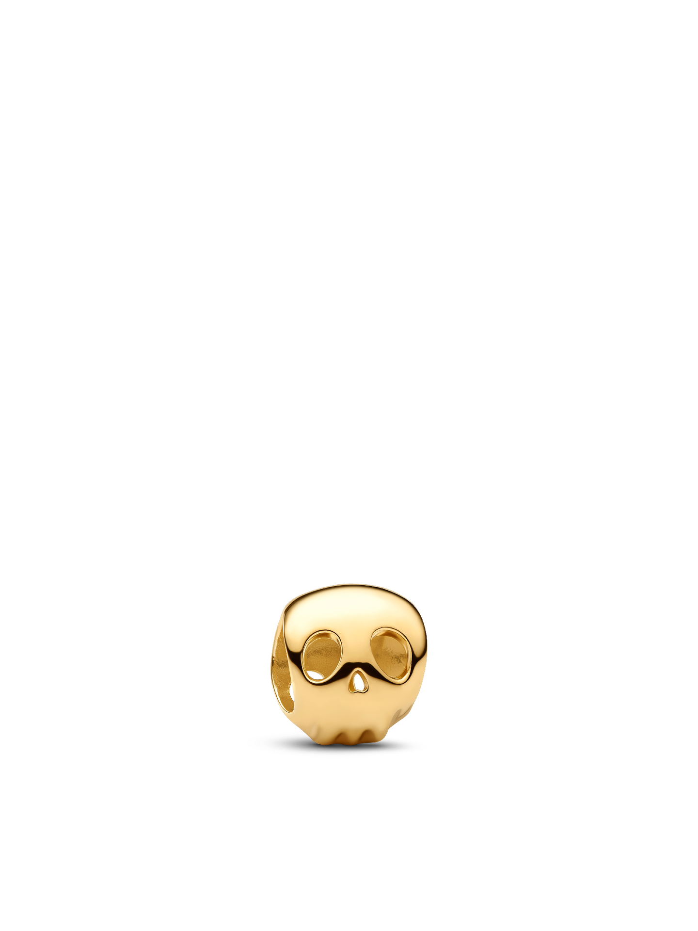 Шарм Pandora Skull Mini Charm, цвет: Позолоченный — фото 1