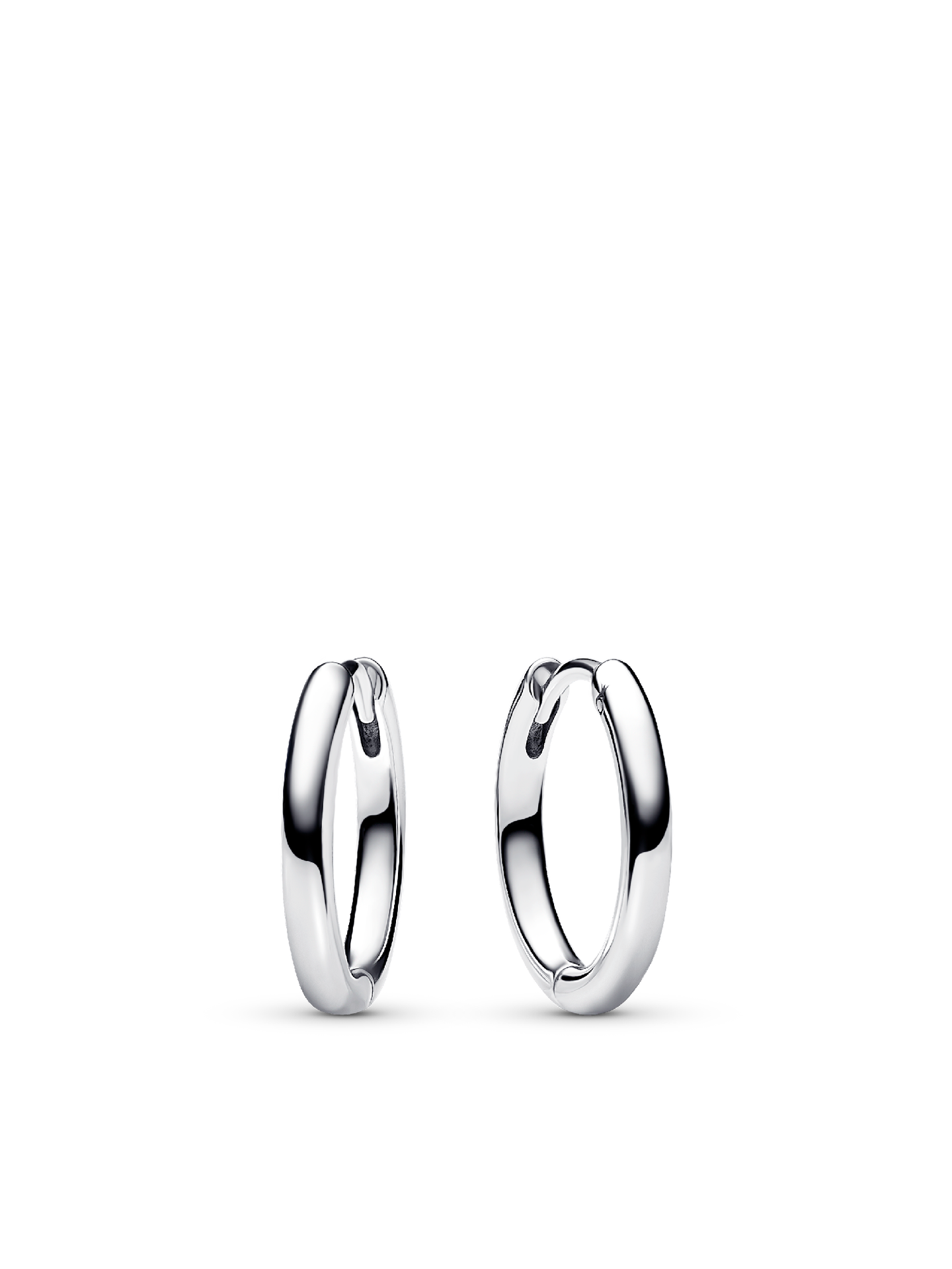 Женские серьги Pandora Moments 18 mm Charm, цвет: Серебро — фото 1
