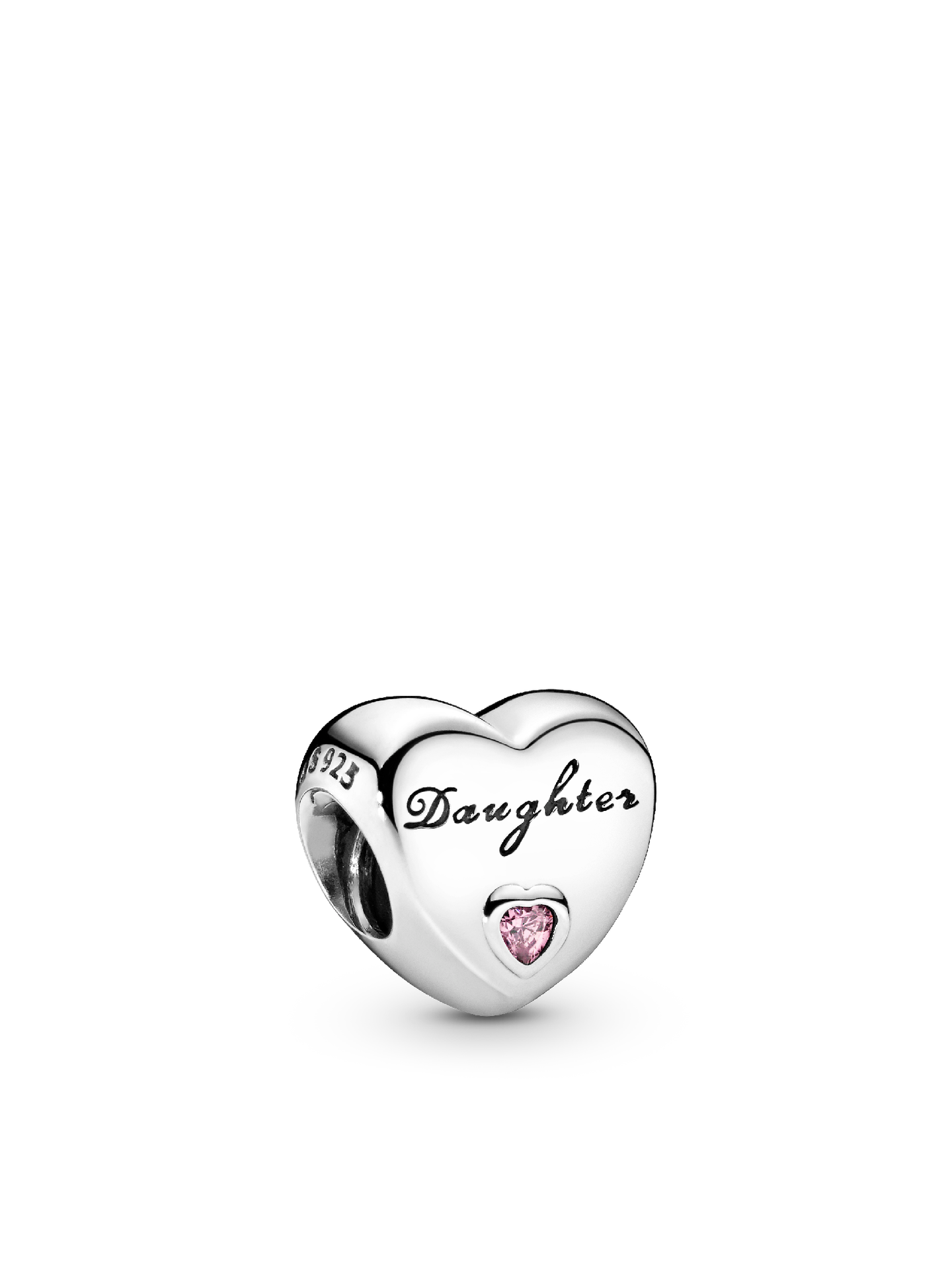 Женский шарм Pandora Daughter Heart Charm, цвет: Серебро — фото 1