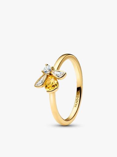 Golden Honey Bee Jewelry Set