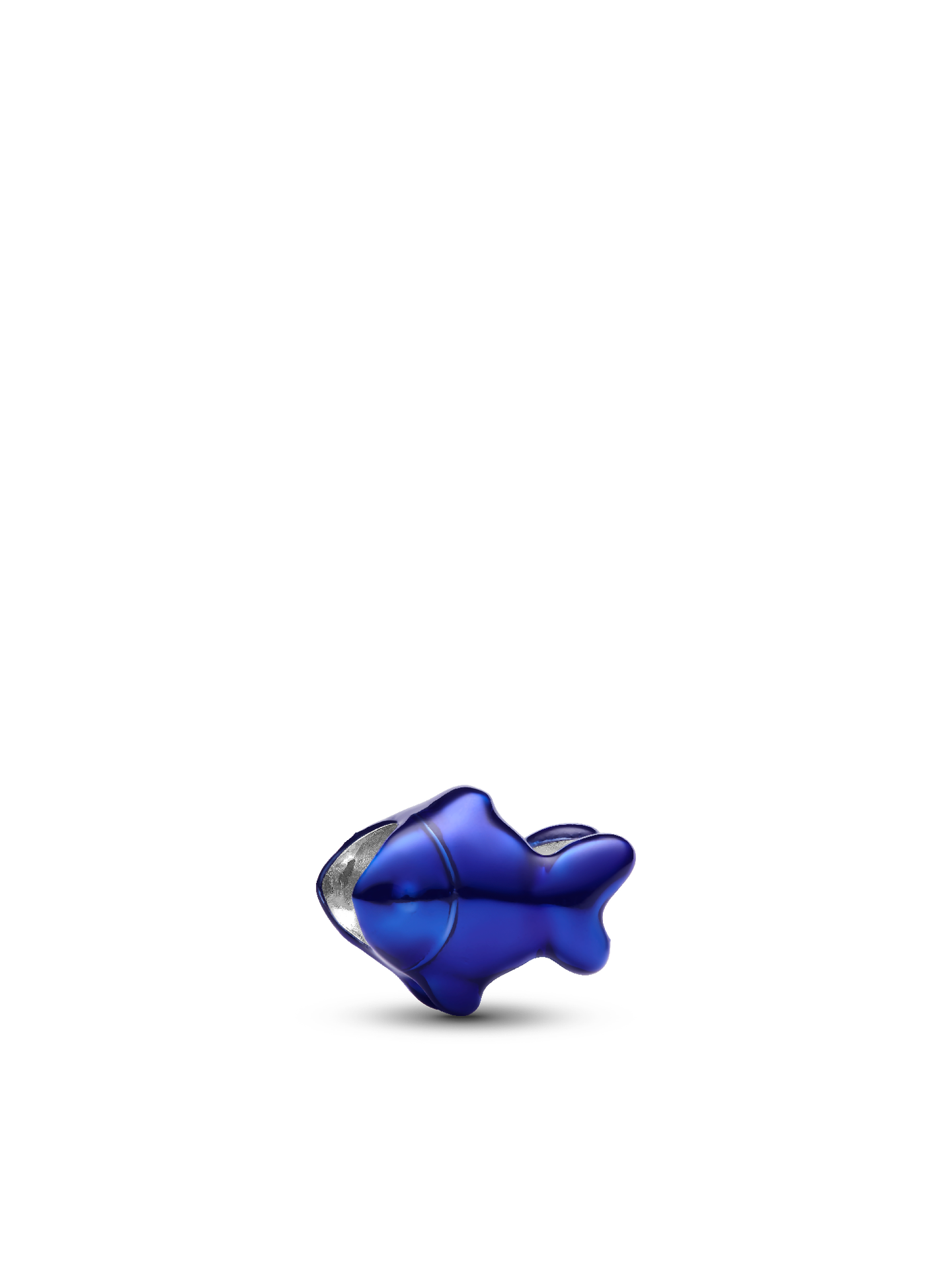 Женский шарм Pandora Blue Fish Mini Charm, цвет: Серебро — фото 1