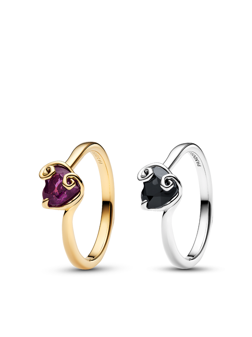 Disney The Nightmare Before Christmas Jack & Sally Ring Set