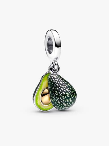 Avocado Dangle Charm Necklace Set