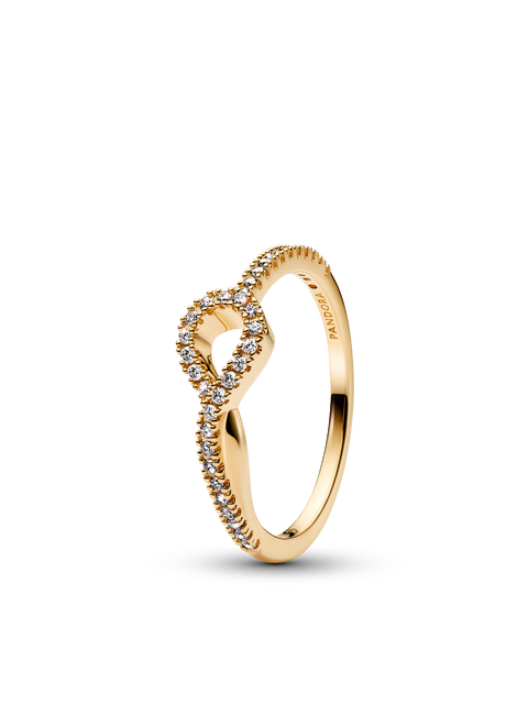 Женское кольцо Pandora Infinite Lab-grown Diamond Pavé, цвет: Золотой