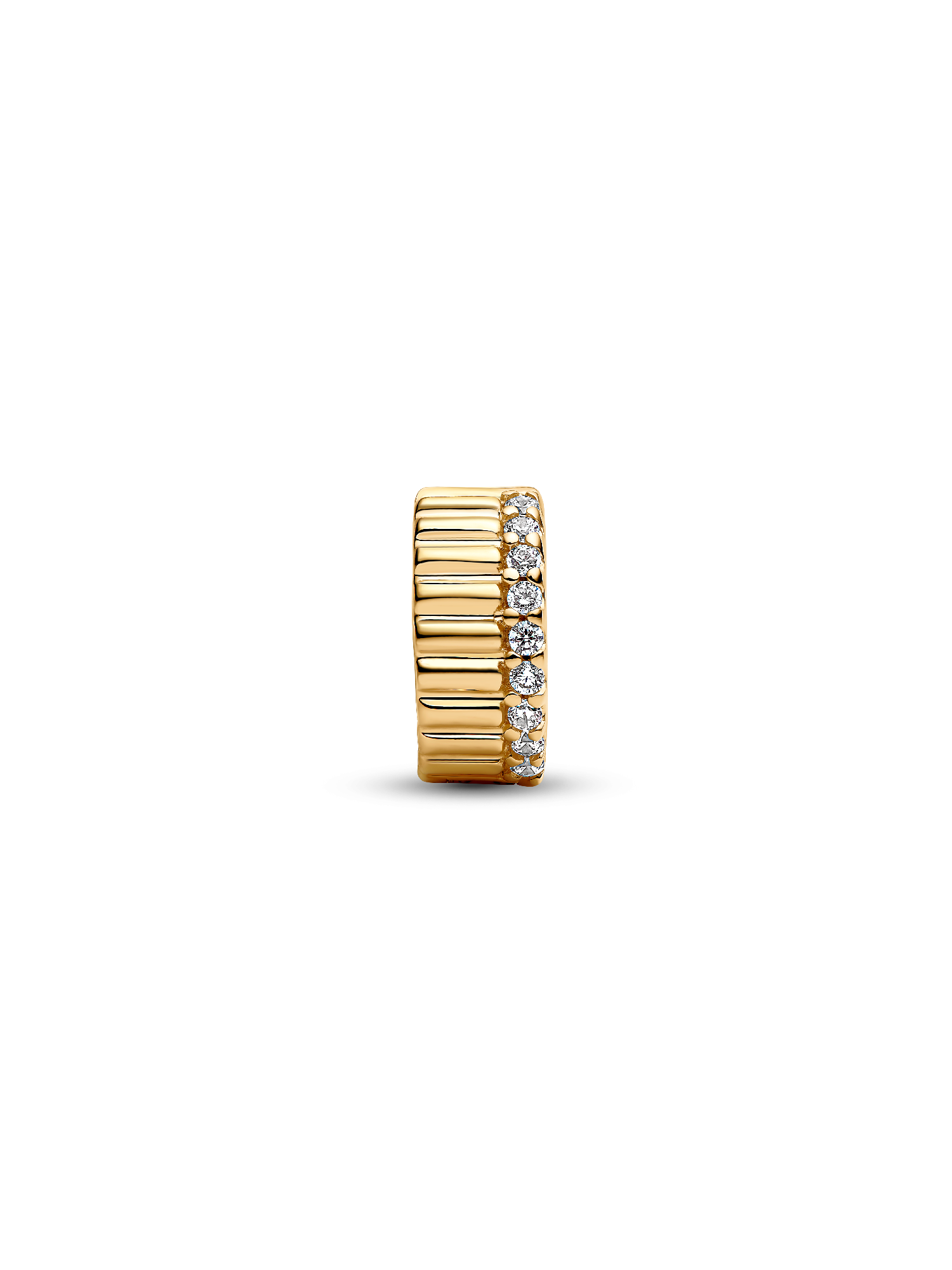 Ribbed Clip Charm
