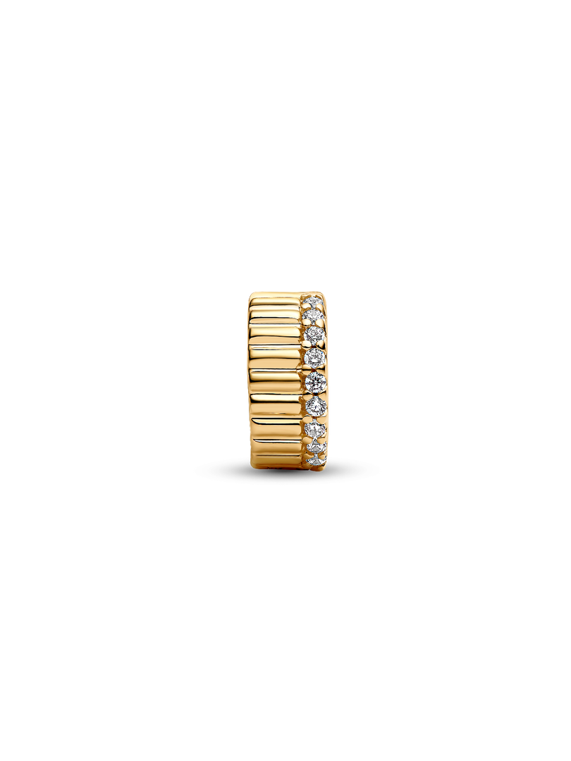 Ribbed Clip Charm