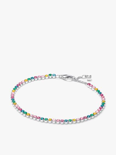 Rainbow Tennis Necklace & Bracelet Set