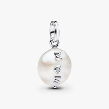Mother's Day Pearl Charm Bracelet Set
