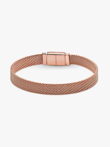 589358c01 FINAL SALE - Pandora Reflexions Long Clasp Pavé Bracelet | Rose gold ...