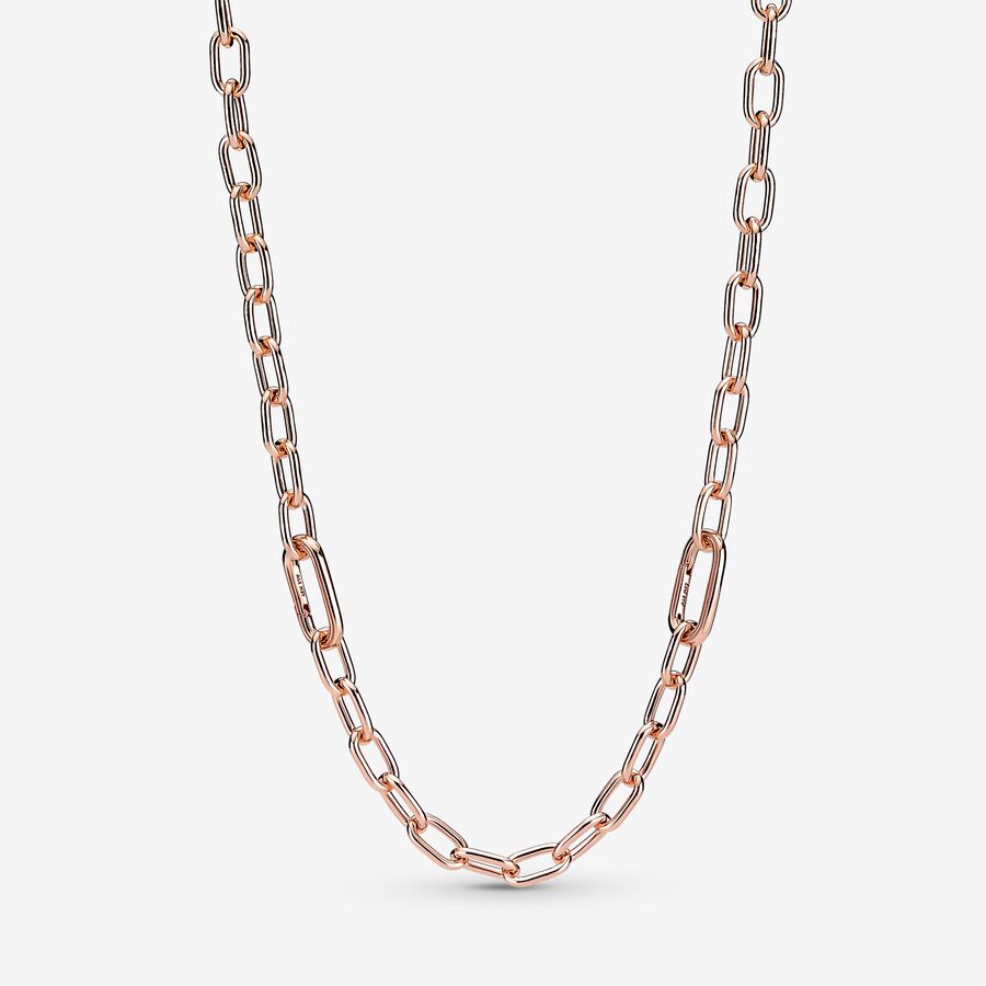 Pandora ME Small-Link Chain Necklace, Rose gold plated
