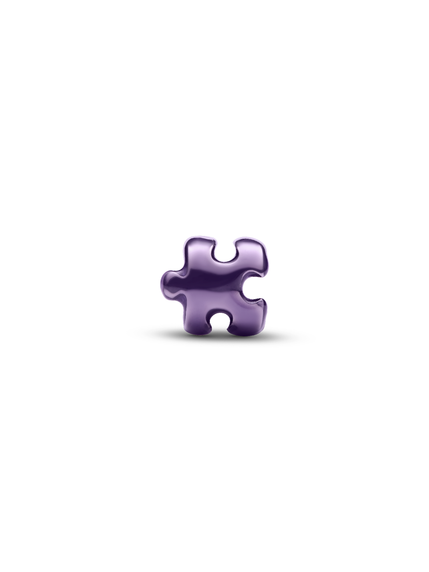 Purple Puzzle Piece Mini Charm