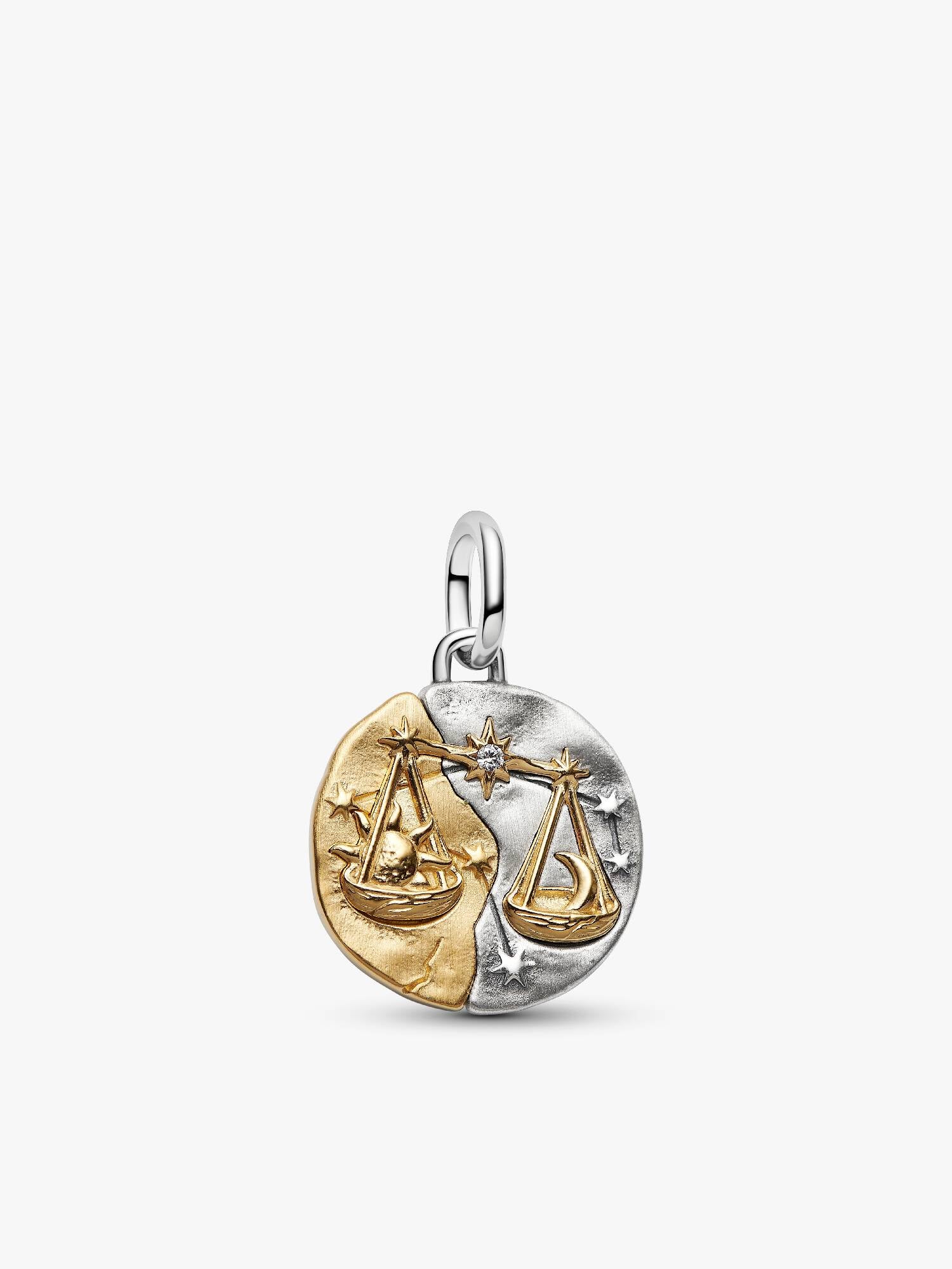 Libra Zodiac Medallion Charm