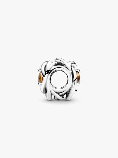 November Honey Eternity Circle Charm