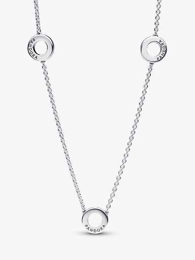 FINAL SALE - Pavé Circles Chain Necklace