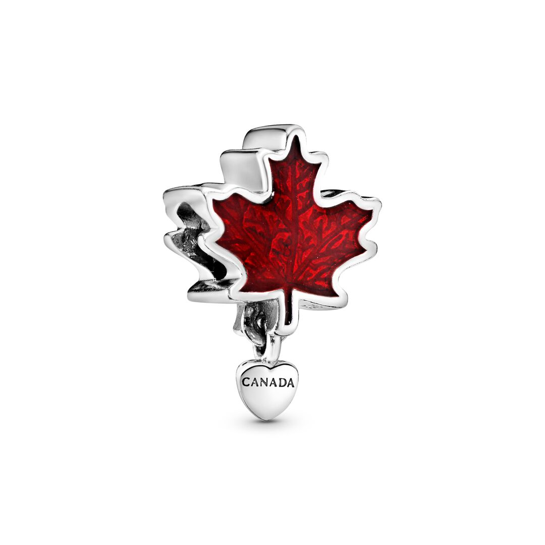 Canada Red Maple Leaf Charm