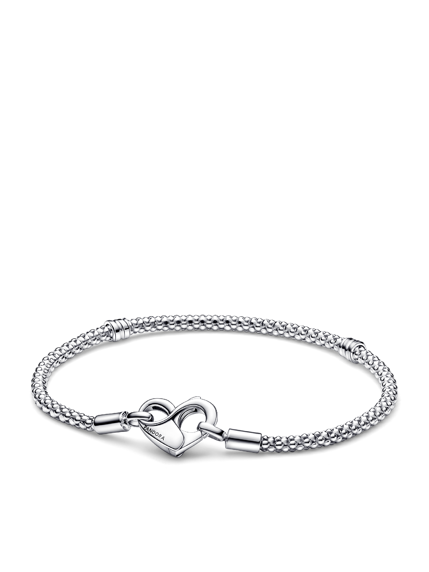 Pandora Moments Studded Chain Bracelet Triple Dangle Charm Set