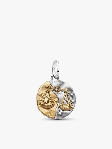 Libra Medallion Charm Bracelet Set