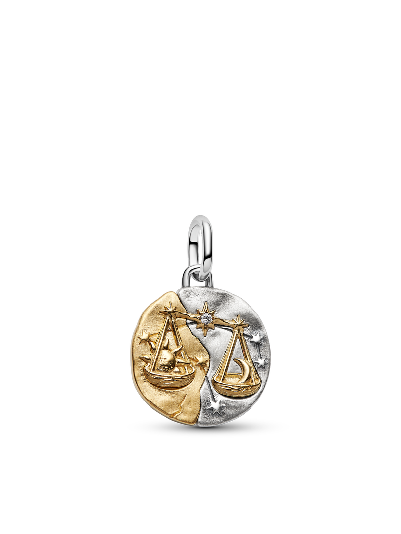Libra Medallion Charm Bracelet Set