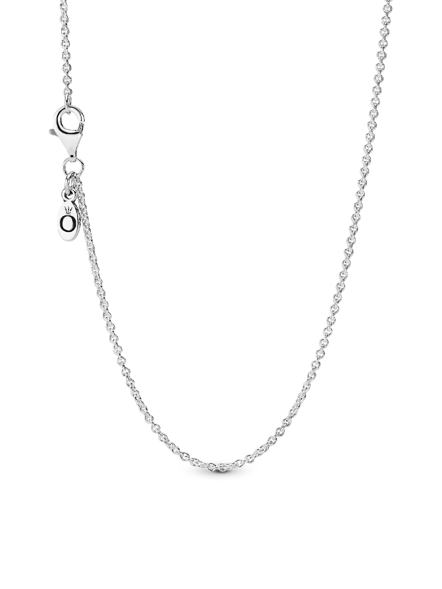 Женская цепочка Pandora Classic Cable Chain, Sterling silver #590412, цвет: Серебро — фото 1