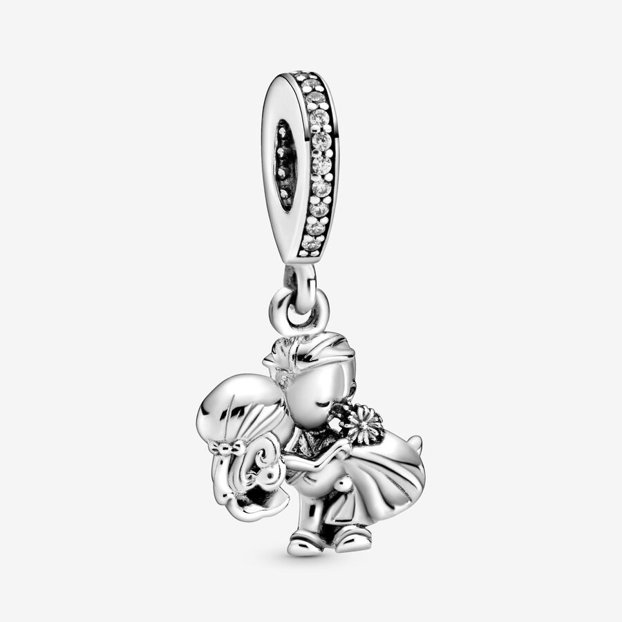 Mother & Friend Flower Dangle Charm – Fiancée Jewellers