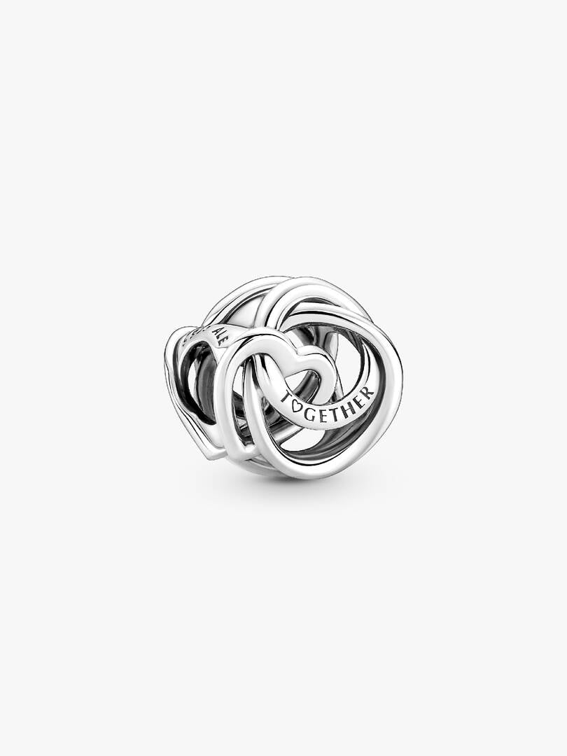 Family Always Encircled Heart Charm