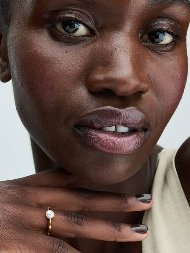 Treated Freshwater Cultured Pearl Ring