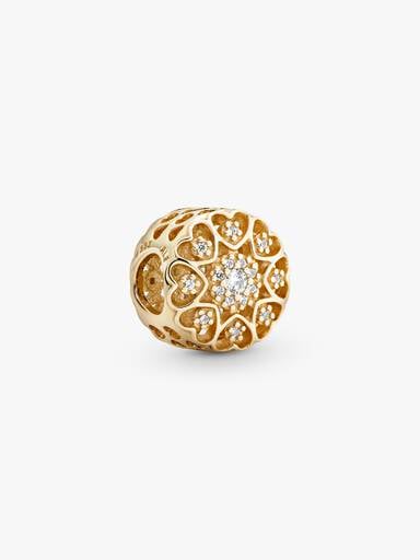 FINAL SALE - Abstract Hearts & Sparkle Charm