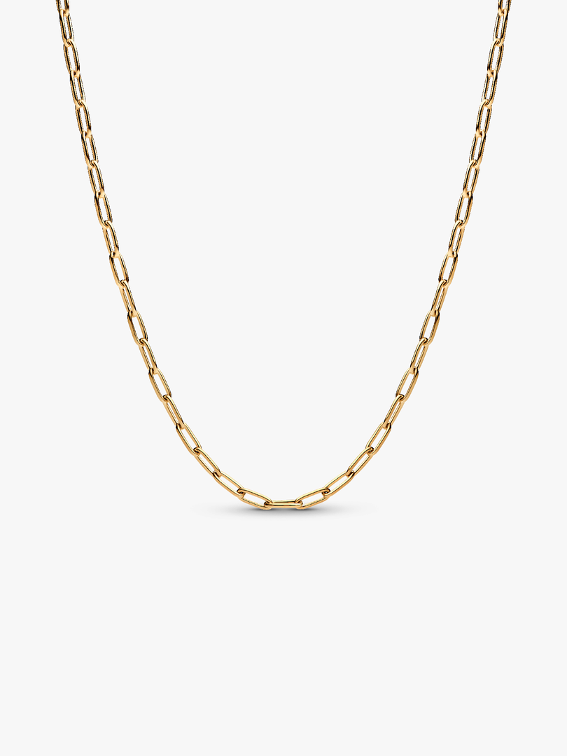 Elongated Link Chain Necklace
