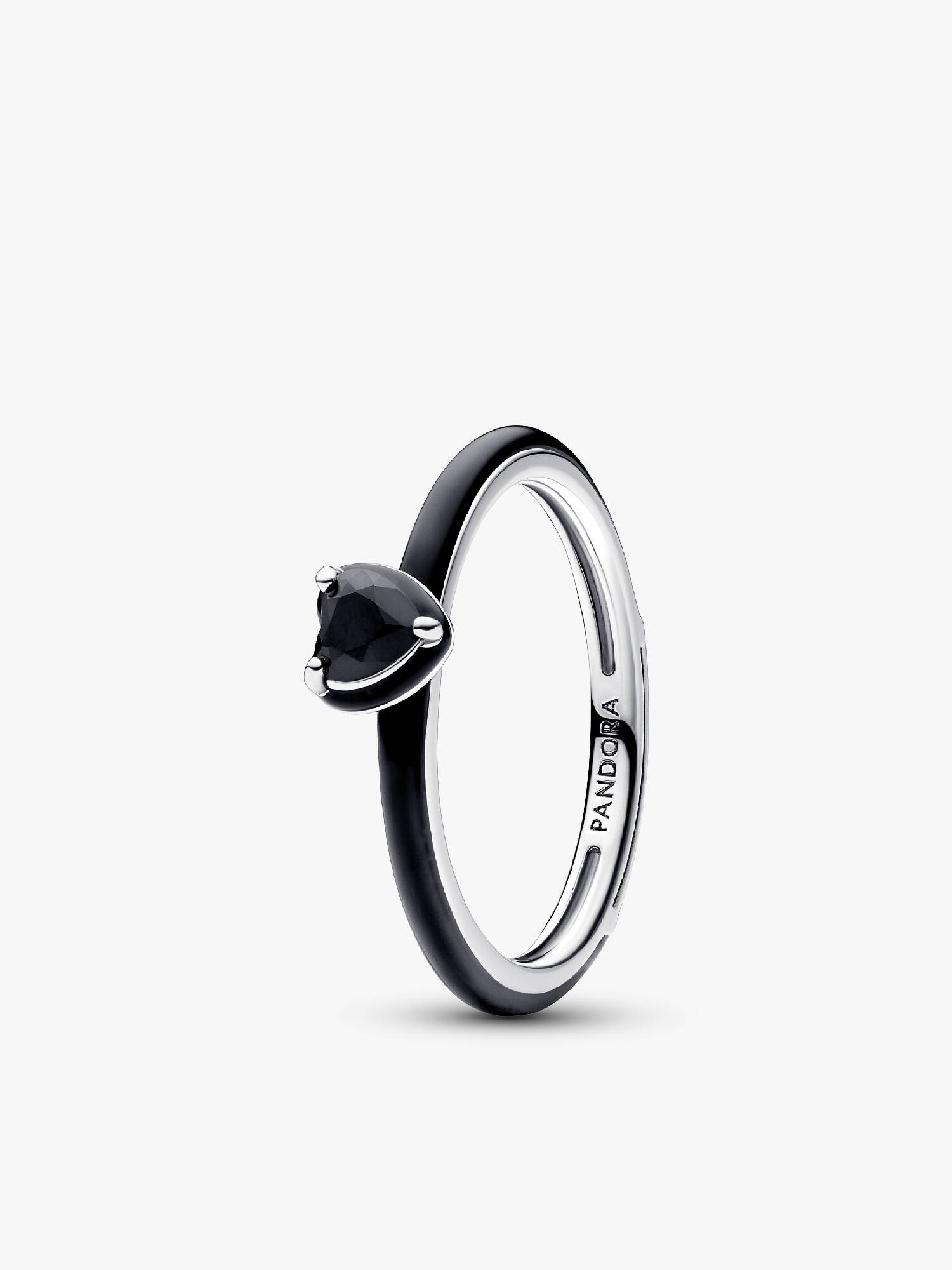 Pandora ME Black Chakra Heart Ring