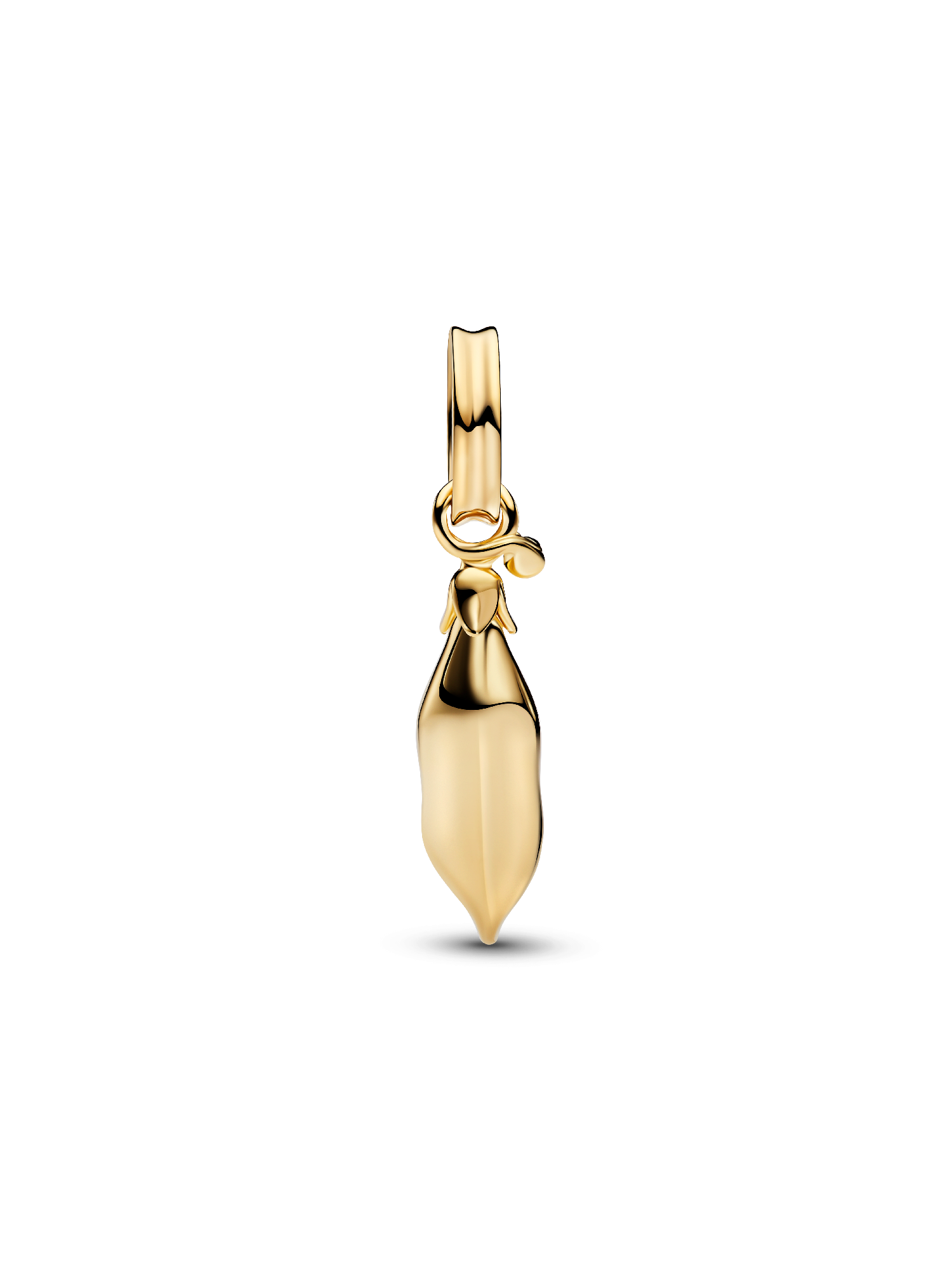 Treated Freshwater Cultured Baroque Pearl Peas in a Pod Dangle Charm