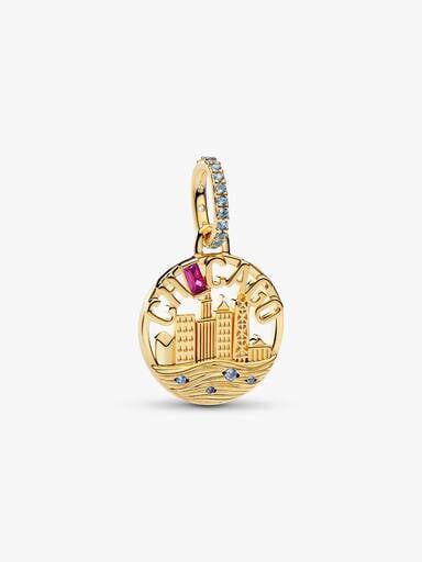Chicago Skyline Dangle Charm