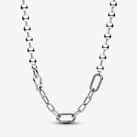 Pandora Me Metal Bead & Link Chain Bracelet | 6.3 Inches