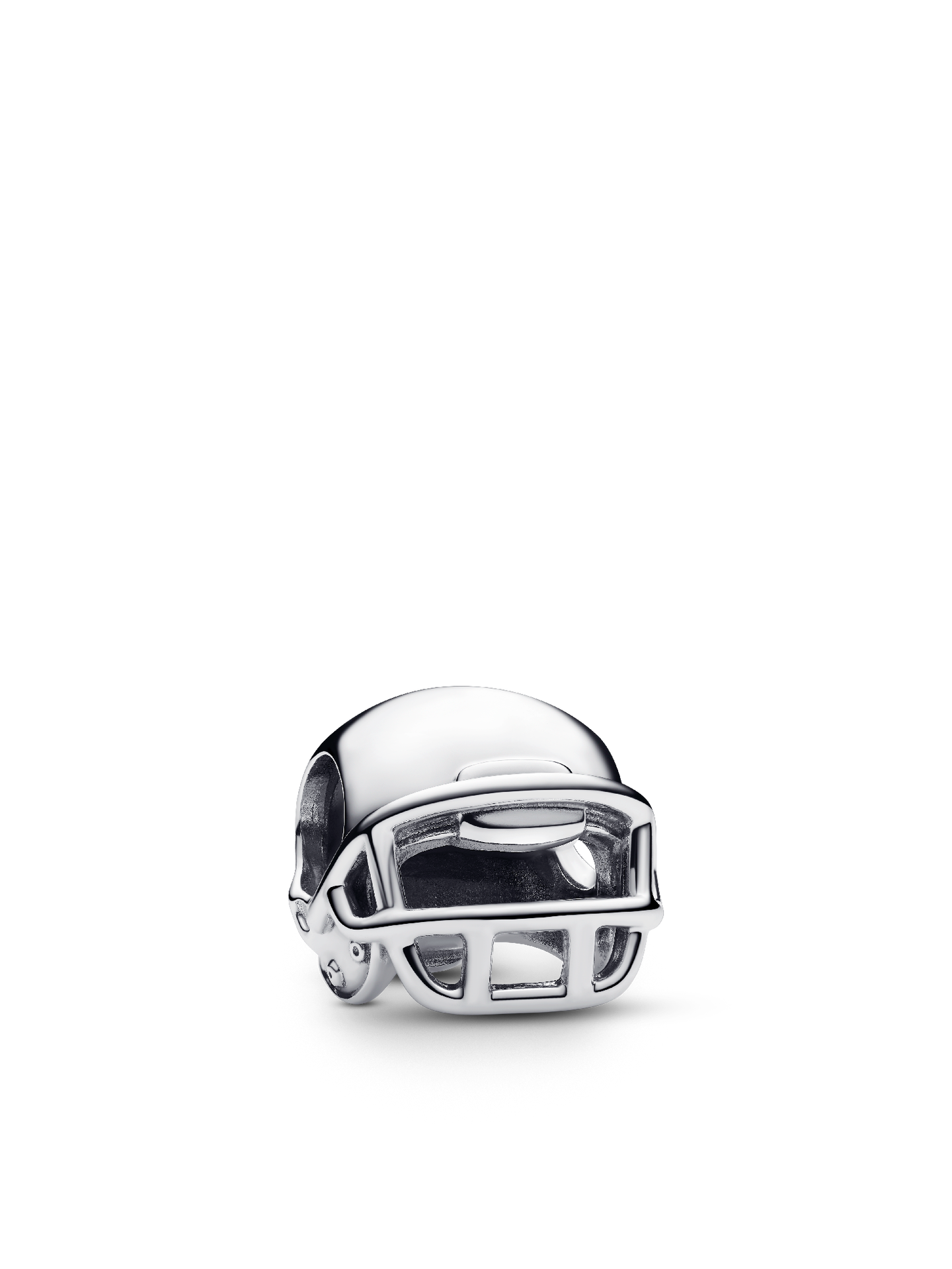 Женский шарм Pandora Football Helmet Charm, цвет: Серебро — фото 1