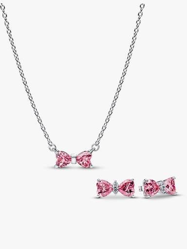 Wrapped In A Bow Necklace and Earring Set