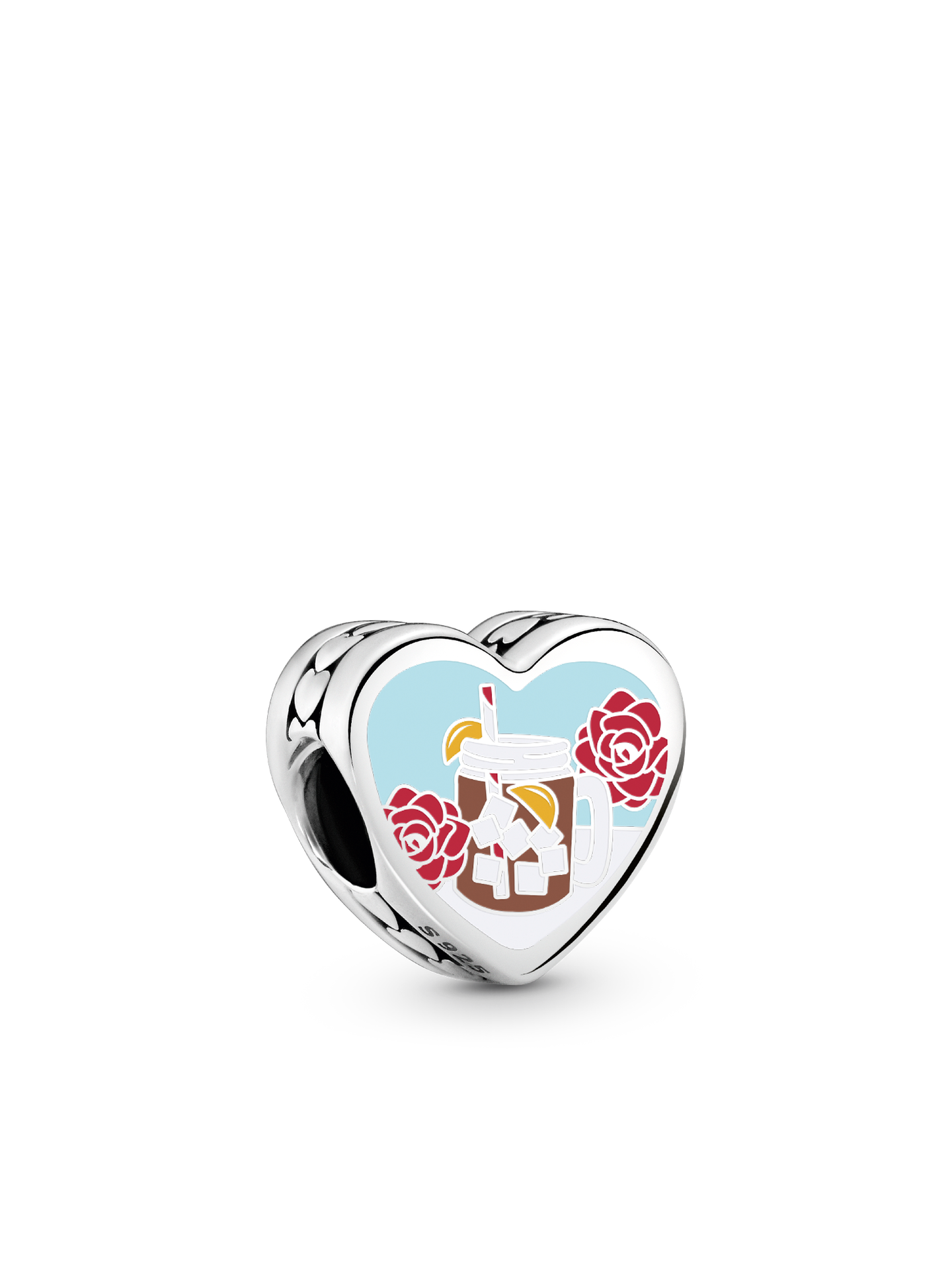 Женский шарм Pandora Alabama Heart Charm, цвет: Серебро — фото 1