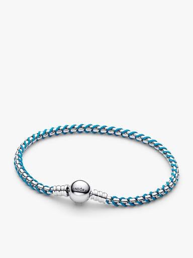 Cool Blue Coffin Charm Bracelet