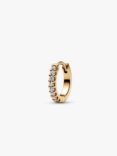 Pandora Era Lab-grown Diamond Hoop Earrings 14K Gold