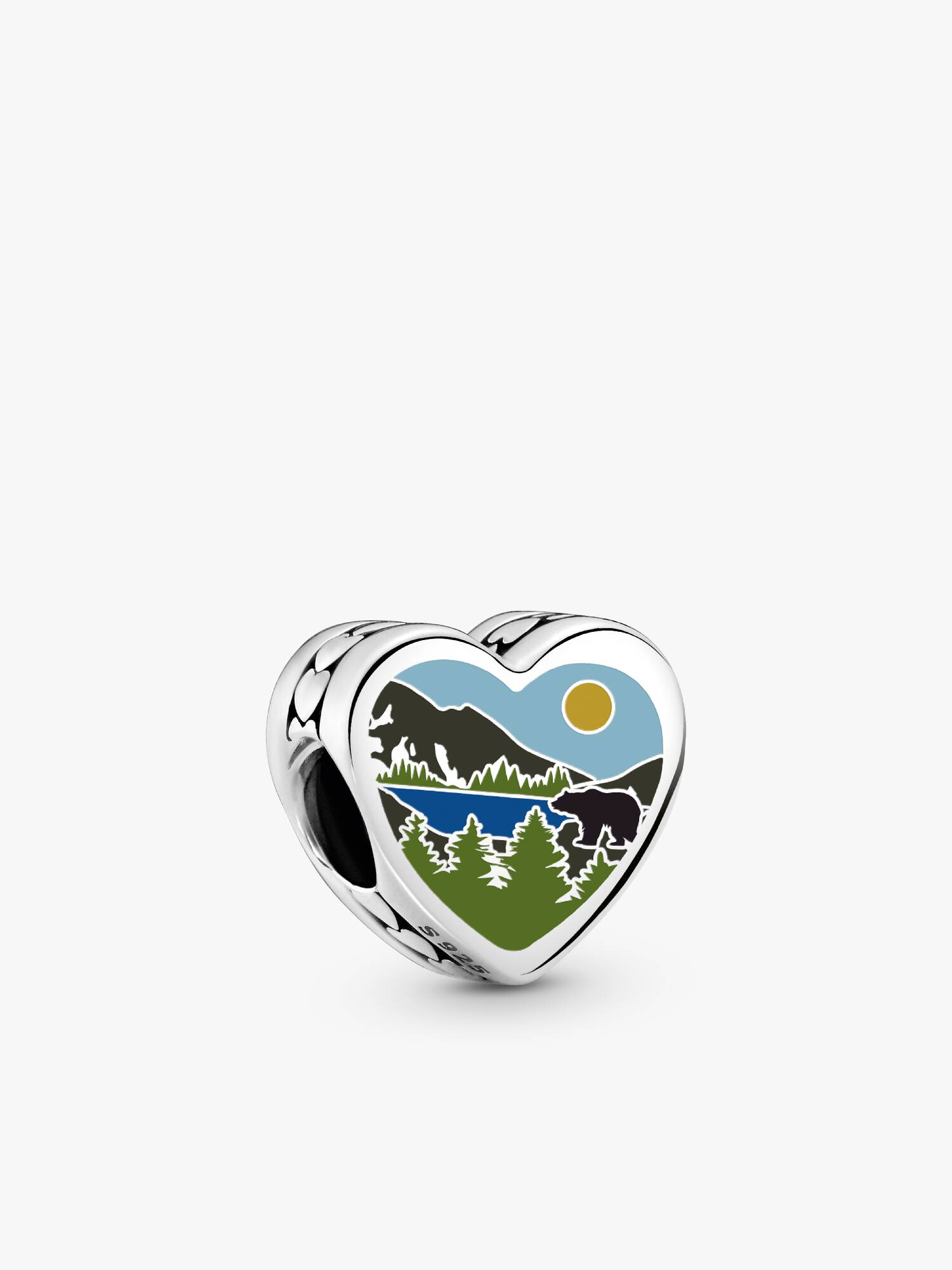West Virginia Heart Charm