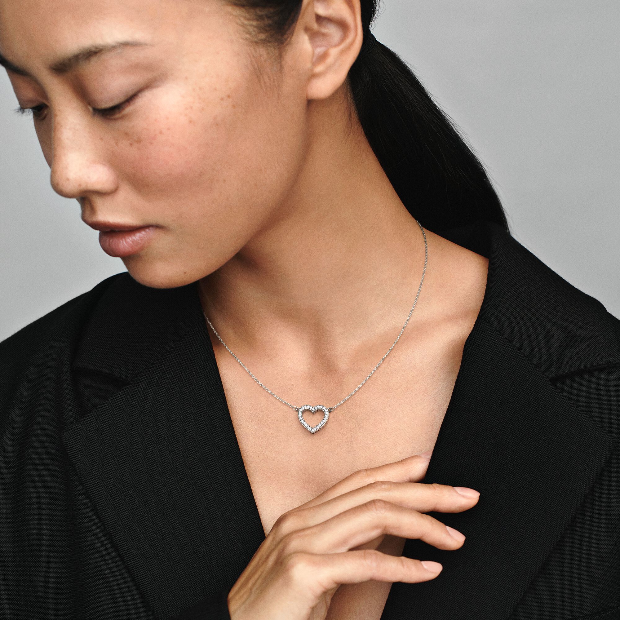 Loving Hearts of Pandora Necklace with 