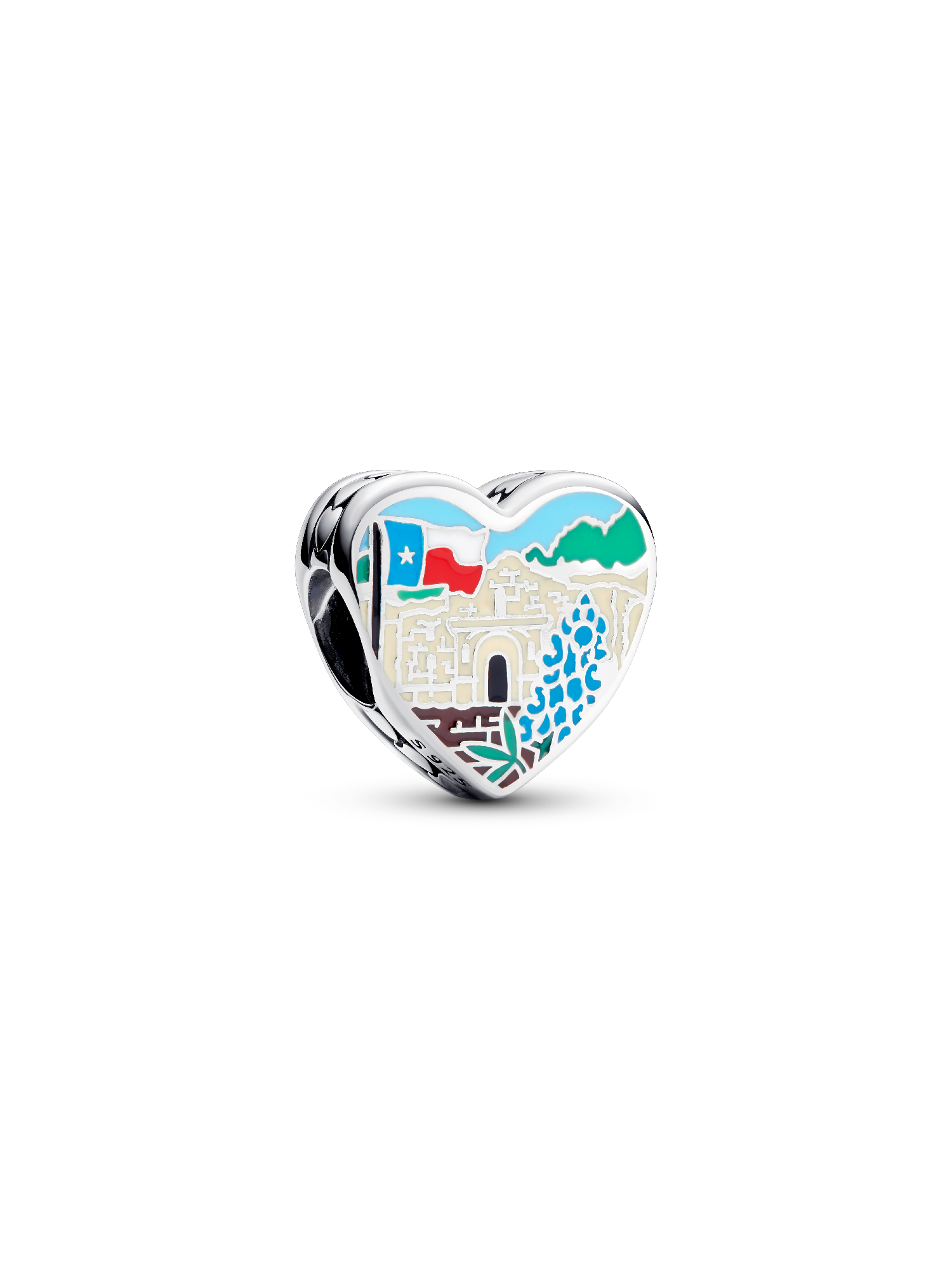Texas Heart Charm