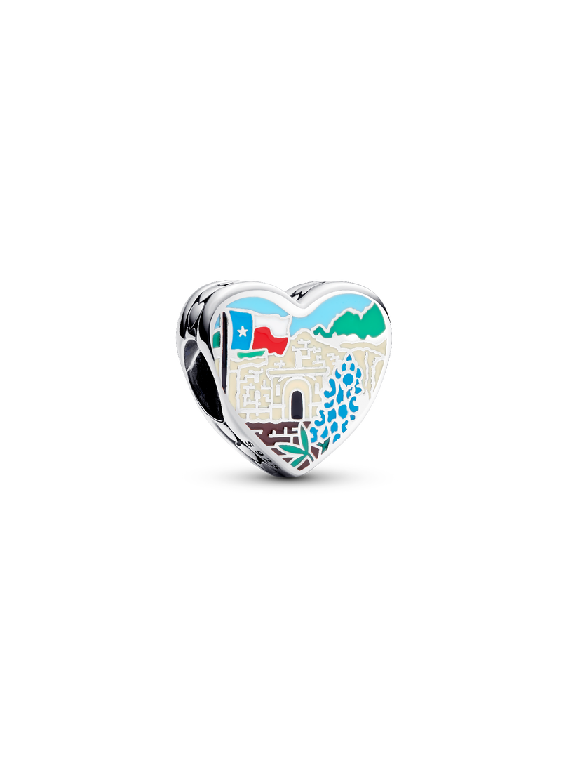 Texas Heart Charm