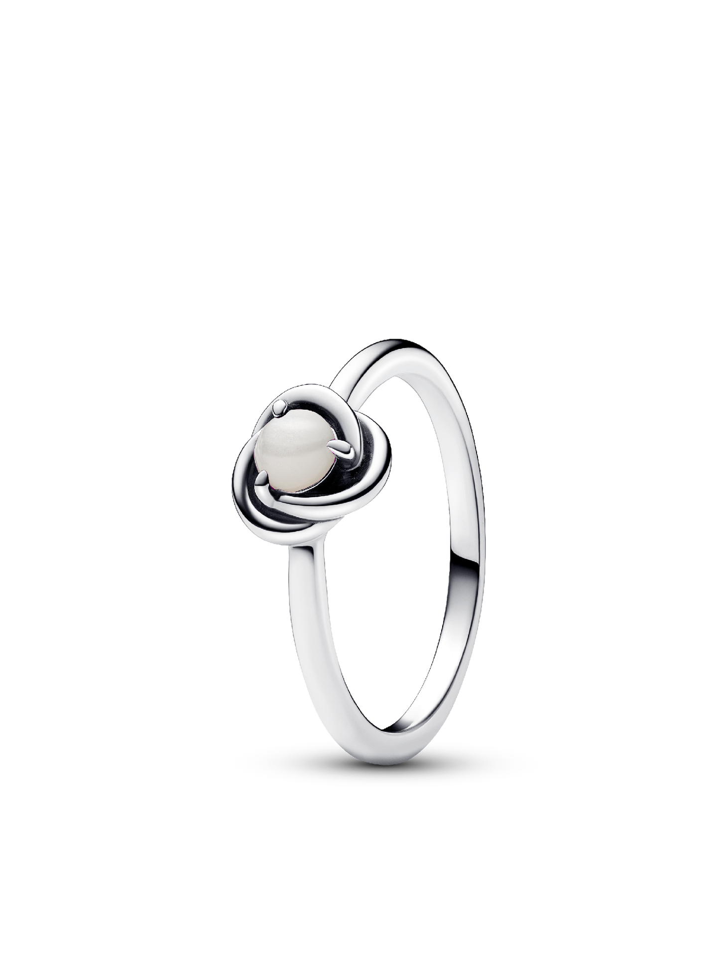 Женское кольцо Pandora June Birthstone Eternity Circle, цвет: Серебро — фото 1
